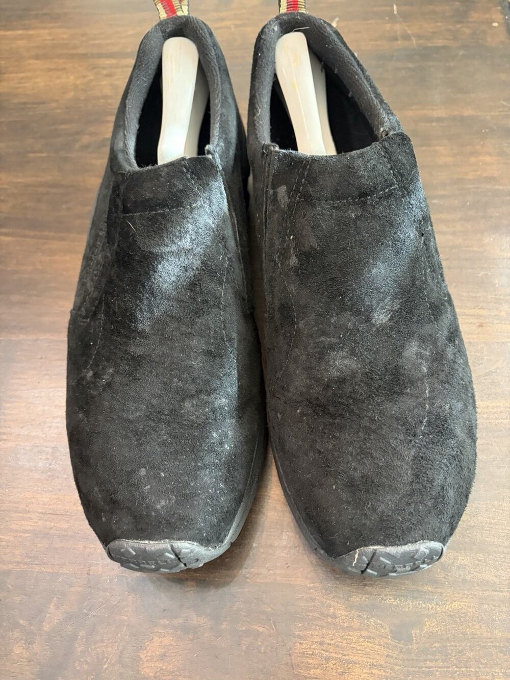 Merrell Jungle Moc Casual Shoes Men's Black Suede Leather Slip-On Classic 11.5